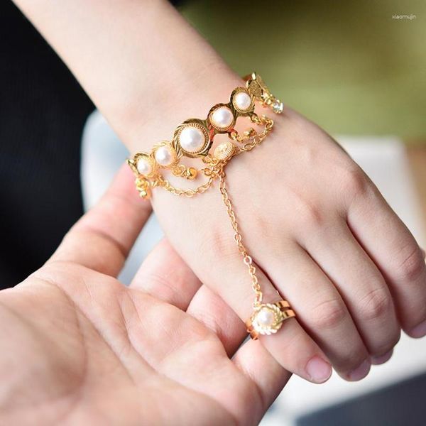 Pulseira de pulseira para meninos meninas meninas garotos de cor de ouro de cor de ouro brindes de luxo de luxo presentes