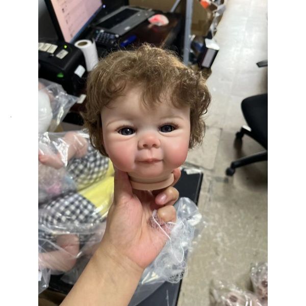 Acessórios para bonecas 19 polegadas já pintadas Reborn Doll Peças Juliette Baby Baby 3D Pintura com veias visíveis Corpo de pano incluído 230812