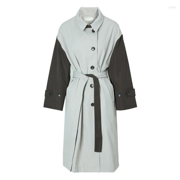 Trench femminile per le donne Spring Coat Women 2023 Abbigliamento esterno abbigliamento esterno Corea elegante