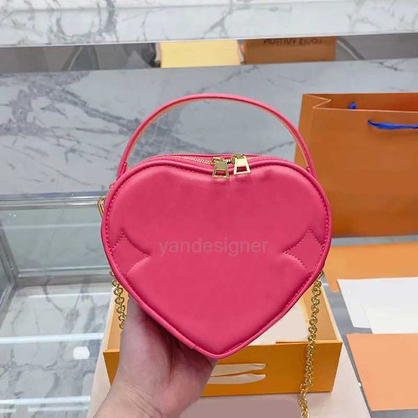 Bolsas de grife bolsa de couro feminino carteira de cadeia bolsa pop my Heart Love M81893