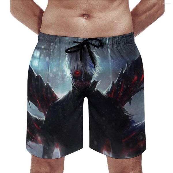 Herren -Shorts Tokyo Ghuls Kaneki Ken Gym Ghoul Tokyoghoul Touka Casual Beach Mann Surfen schnell trocknende Sonderanfertigungen