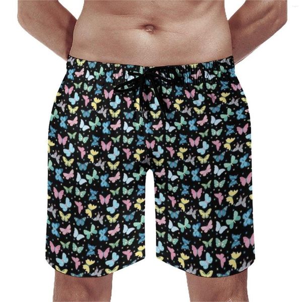 Shorts maschile farfalle Board Butterfly Stampa floreale Beach Short Pants Design Design Sports Quick Swim Trunks Birthday Birthday