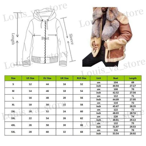 Erkekler Down Parkas 2021 Erkek Kış Ceket Erkekler Deri Büyük Kürk Yaka Ceket Sıcak Ekle Yün Takım Giyim Chaquetas Hombre T230814