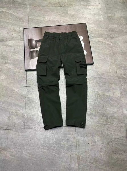 Designer Herren Pant Autumn Winter Stone Cargo Soveralls Badge Militärstil Retro gewaschene Seitenpocket Bündel Oversions Casual Hosen Sports Running 991ess