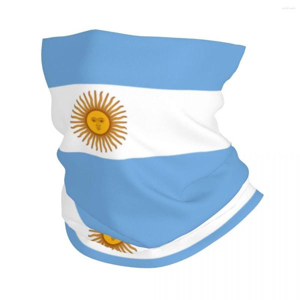 Schals argentinien Standard Flaggen Bandana Hals Gampfer gedruckt Wrap Schal Multifunktionales Zyklus Unisex Erwachsener atmungsaktiv