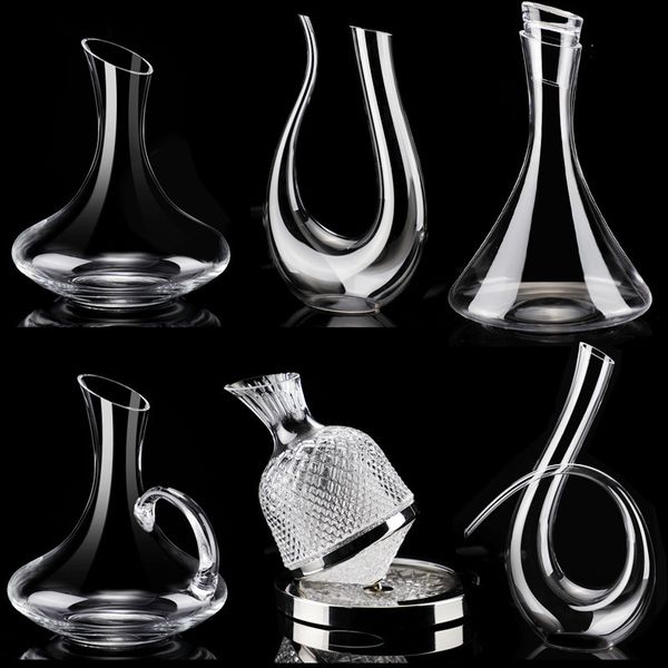 Ferramentas de barra de alta qualidade Crystal Glass Wine Decanter Dispenseropean Jug Personality Conjunto 230814