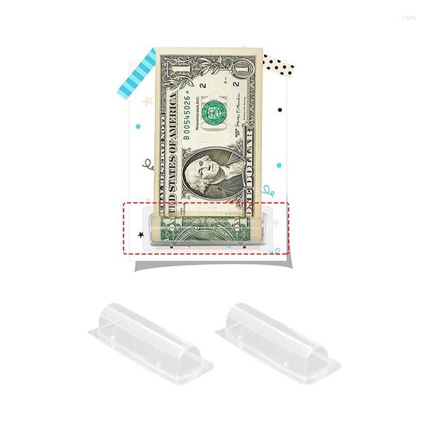 Geschenkverpackung 20pcs Geburtstag Graduation Clear Cash Pounches Rechteckgeld