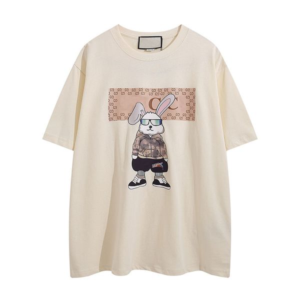 T-shirt masculina de moda Summer masculino feminino feminino designer de algodão curta Manga curta Camisa casual Hip Hop Street Wear camiseta dos EUA Tamanho dos EUA S-XL DF5