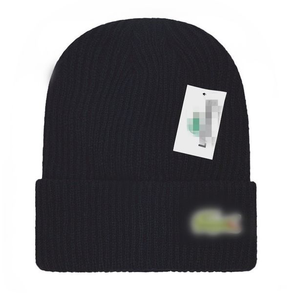 Gorda de estilista chapéu de malha de luxo ins popular inverno unissex caxemre crocodilo casual bonnet touchs de malha 18 cor muito bom presente l10