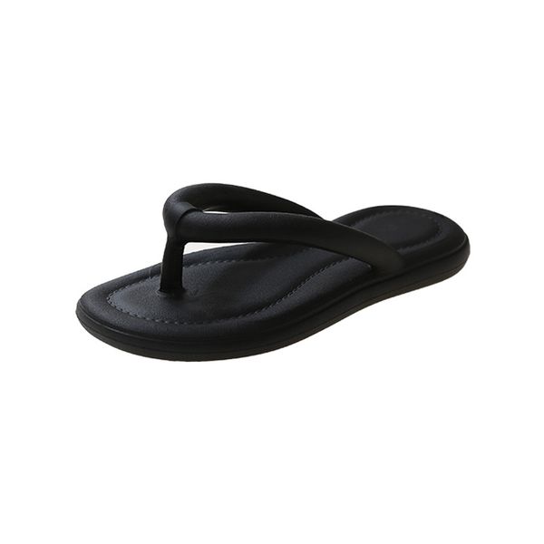 Mulheres novos produtos Flip Flop Frete grátis praia à beira -mar Sapatos de designer de baixo para designer Pé confortável Branco preto verde rosa conveniente sapatos externos femininos