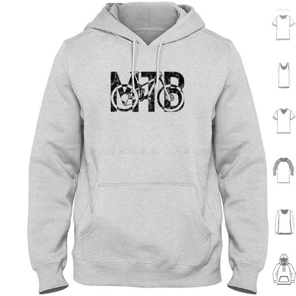 Hoodies masculina Mountain Bike Cycling Cyclist Biker MTB Presente de manga longa Idéia ao ar livre