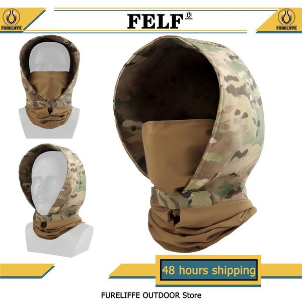 Bandanas Tactical Camouflage Máscara Full Face Hunting Bicycle Riding Snow Multifaceted Outdoor Shield Sun Protection Cap