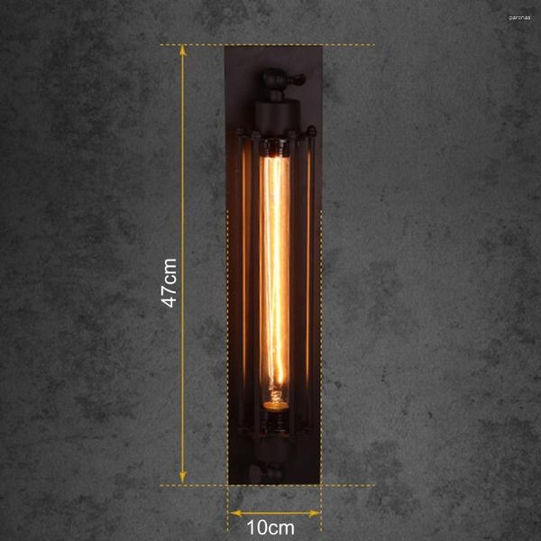 Wandlampe innovatives rustikales Licht ohne Verfärbungsbeleuchtung Anti-Rust American Industrial LED