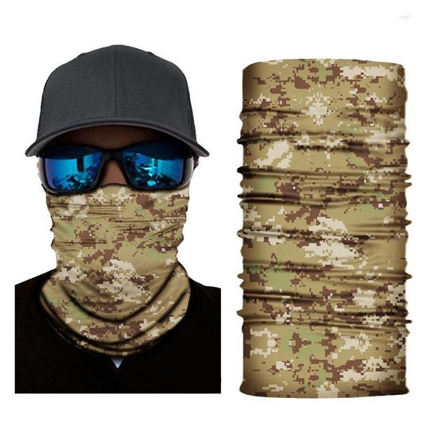 Bandanas Man Outdoor Man Seamless Balaclava Calcino Ciccing Cicling Moto Scarf Spaccatura Selena Protezione da sole Maschera