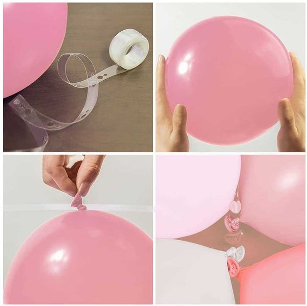 Dekoration mattes staubiger rosa Pfirsich Ballon Girlande Hochzeit Retro Babyparty Brautdusche 1. Geburtstagsfoto Hintergrund Dekoration R230812