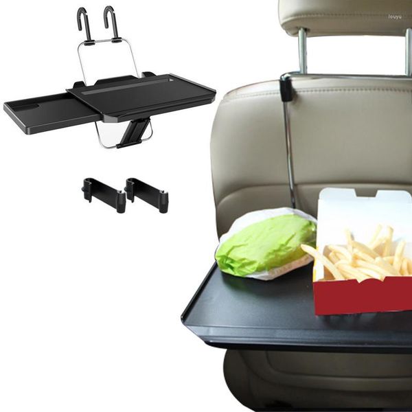 O volante do volante tampa a bandeja portátil de mesa de laptop de carro com uma gaveta extensível para comer alimentos para refeições de bebidas e