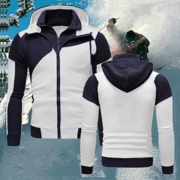 Herren Hoodies Brand Dicke Jacke Wintermantel Casual Outfit Sweatshirts Mode Baumwoll männliche Kleidung Outwear Tops