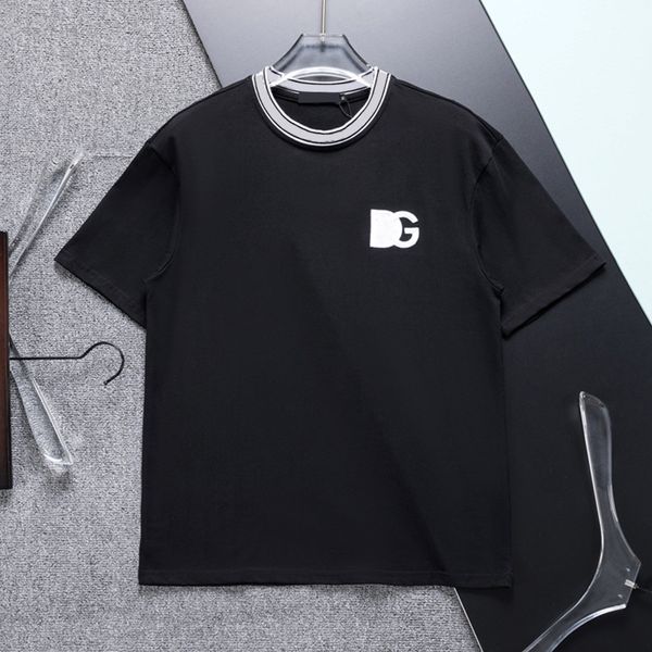 Designer masculino t-shirt camiseta com letras bordadas masculinas femininas camisetas de algodão macio casual verão manga curta anti-encolhimento tops camisetas para mulheres masculinas