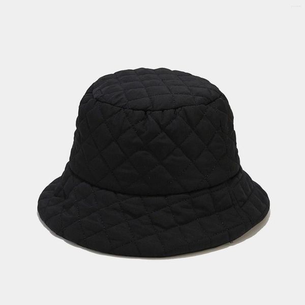 Beretti Celebrazione Hat Autumn e inverno Fisherman's Women's Giapponese Pure Down Cotton Warm Fashion Gadget da calcio semplice