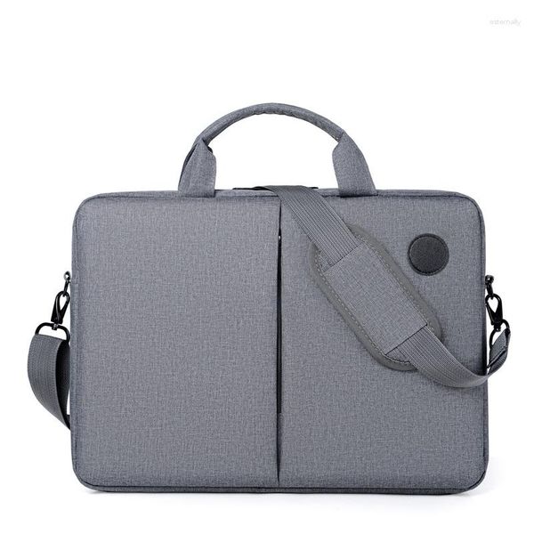 Briefzüge Modemänner Tasche für 14 Zoll Laptop Geschäftsreisen Taschen Handtaschen hochwertige Nylon -Büro -Schulter Mann