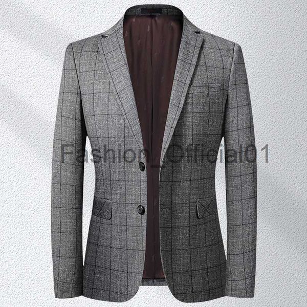 Lansboter Grey Spring и осенний отдых мужской костюм новая растяжка корейская стройная подготовка для малого костюма. Рабочная куртка x0814