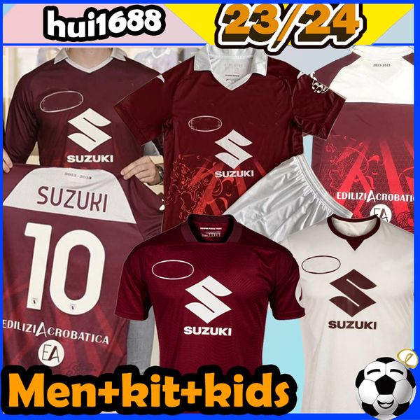 Футболки ограниченного выпуска 23/24 Torino FC 2023 2024, специальная версия ZAZA RICCI PJACA BREKALO ZIMA T. SANABRIA LUKIC PELLEGRI SINGO SECK Мужские футбольные майки