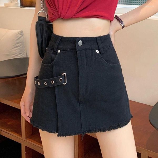 Jeans sexy shorts sexy shorts arruffati pantaloni da donna femmina donna alta gallietta.