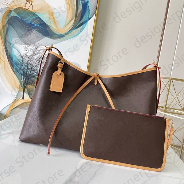 Klassische alte Blumen Umhängetaschen Carryall -Geldbörse Einkaufstasche Frauen Bag Designer Handtasche Freier Tölpel Luxurys Handtaschen Die Einkaufstasche Geldbörse Verbundtasche mit Etikett