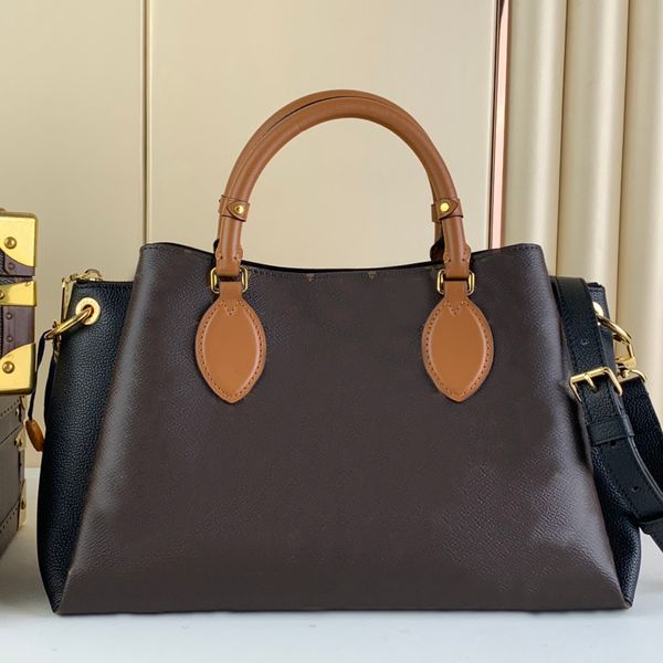 9A Designer-Handtasche, luxuriöse Umhängetaschen, Umhängetasche aus echtem Leder, 36 cm hoch, imitierte Tragetasche mit Box