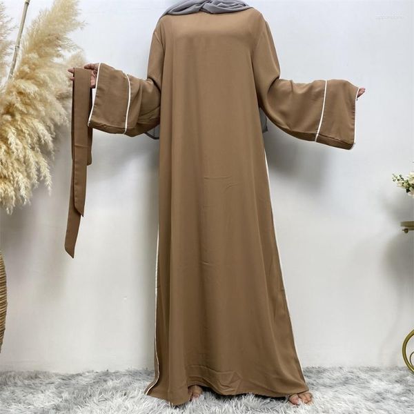 Ethnische Kleidung Kimono Muslim Abaya Frauen Kaftan Khimar Gebet Eid Mubarak Ramadan Kleid Islamische Abayas Dubai Luxus Araber