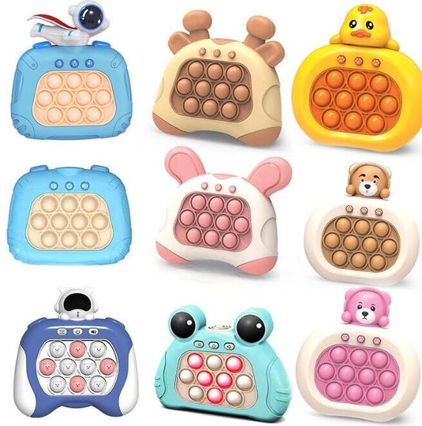 Light up elettronico bubble puzzle push game porta portatile console veloce console elettrica giocattolo giocattolo giocattolo per bambini in vendita calda per bambini