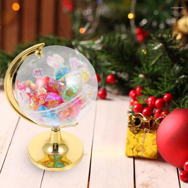 Wrap regalo 5pcsplastic Globe a forma di caramelle scatole di cioccolato Creative Chocolate Packaging Fare di matrimonio Christmas Halloween favore