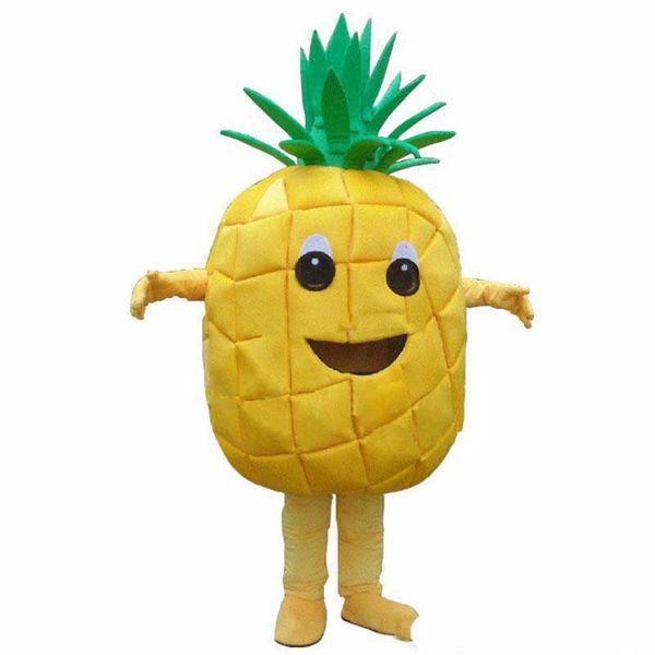 2019 Factory Direct New Ananas Erwachsener Maskottchen Kostüm Halloween Geburtstagsfeier 2937