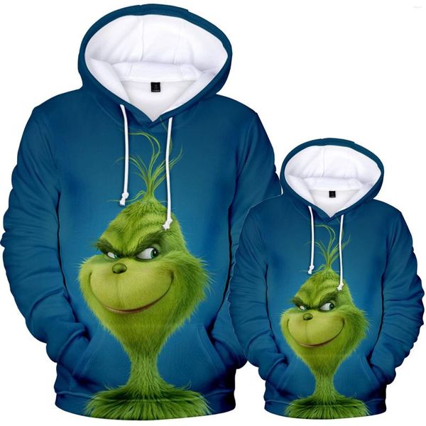 Erkek Hoodies Luxifa Aile Eşleşen Anime Pamuk Yumuşak Sofspun Sweatshirt Erkek Kızlar İçin Rahat Kazak 5-16 Yıl