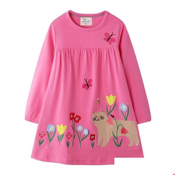 Abiti da ragazza Cat CAT APPLICE GIORNI COTTON PRINCIPESSA MANSEVE LUNGA BAMBINO ASSESSO ANIMALI BAMBINI COSTUTTO CINETTO 210727 CONSEGNA DRIVI KI DHP9O