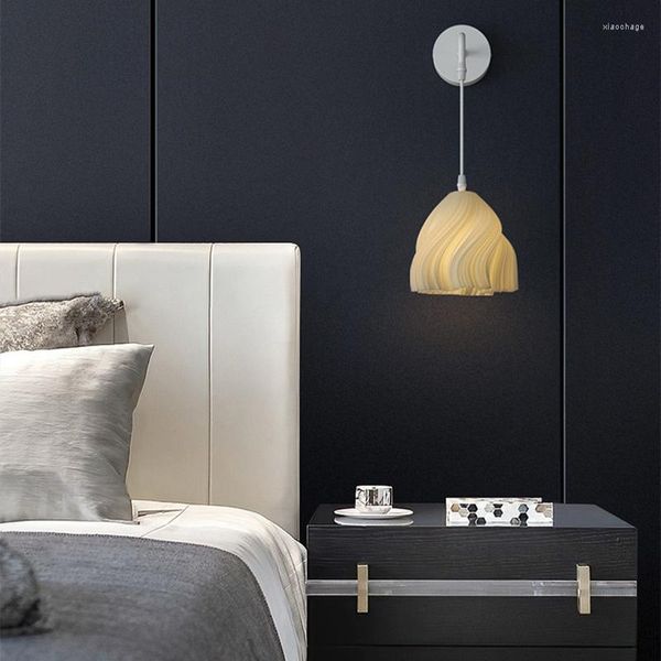Wandlampe Hochqualität moderne weiße nordische kreative minimalistische leichte Wohnzimmer am Nacht