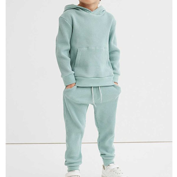 Oem Cotton Teen Boy Clothes Long Jersey Set Sight Sight e Pant 2Pic Baby Tracksuits Abbigliamento per bambini Abito da abbigliamento per bambini