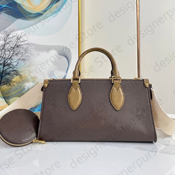 Модная повседневная сумочка Onthego Totes Высококачественные роскошные сумочки Дуплексная печать различный стиль кошелек монет