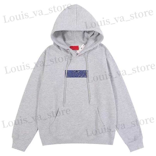 Designer Hoodie moda masculina Caixa de caju padronizada de flor bordada letra feminina clássica marca de rastreio de rua atacado 2 peças 10% de desconto em T230814