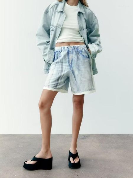 Женские шорты мода простые высококачественные винтажные льняные льня