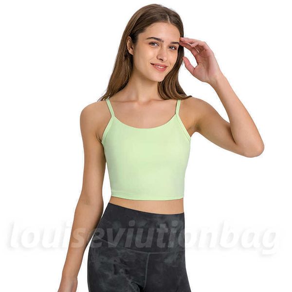 2023 Frauen Yoga BH Tanktops Weicher Stoff schockdes Sport BH Shirts Fitness Weste Sexy Unterwäsche Solid Color Gym Kleidung Kein Logo