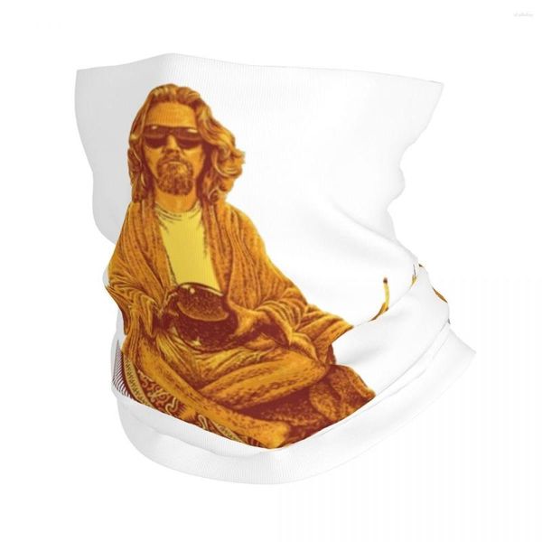 SCARPE IL DUDE BUDHA Big Lebowski Bandana Neck Gateter Stampato avvolgimento Scarf Multifunzionale ciclismo Outdoor Sports unisex adulto