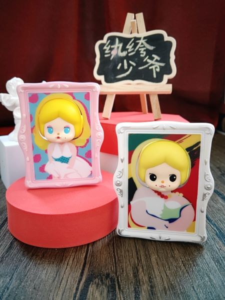 Blind Box Amelie berühmte Gemälde Cos Serie Box Spielzeug Fairy Kawaii Puppe Caja Ciega Actionfigur Spielzeug Modell Geburtstagsgeschenk Mystery 230812