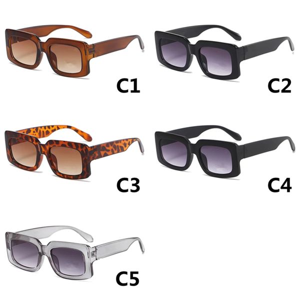 Retro kleine Rahmen Sonnenbrille Herren und Frauen Mode Vintage Square Eyewear Design Rechteck Sonnenbrille UV -Schutz