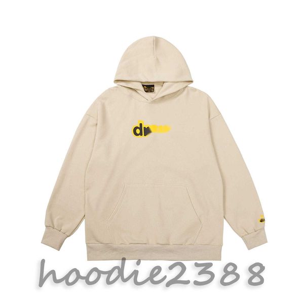 Hoodie Khaki Hoodie Designer de nicho capuz High Street Fashion Instagram Letters Letters Fog Hoodie Coat Men Hoodie Mulheres Hoodie