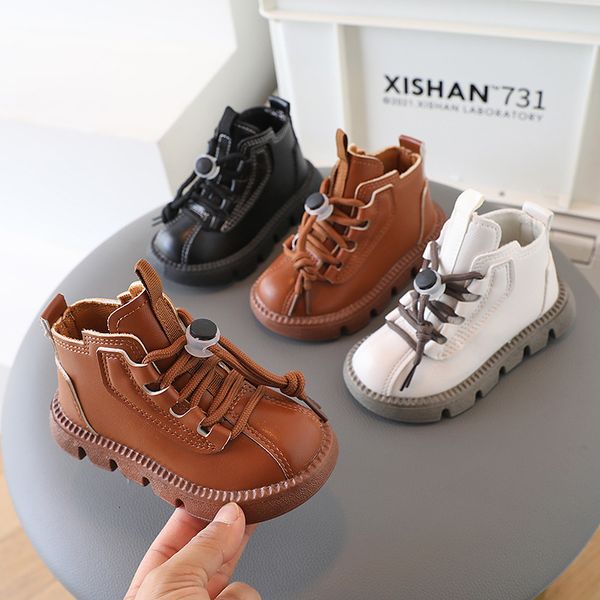 Stivali Autumn Spring Girls Fashion Toddler Boy Scarpe 1 6 anni Sneaker per ragazzi Casual Slip 2023 230814