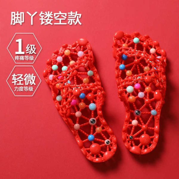 Slipper Massage Hausschuhe Sohle Partikel Gesundheit Fußtherapie Indoor Home Badezimmer Anti-Rutsch-Bad Schnell trocknende Home Health Hausschuhe