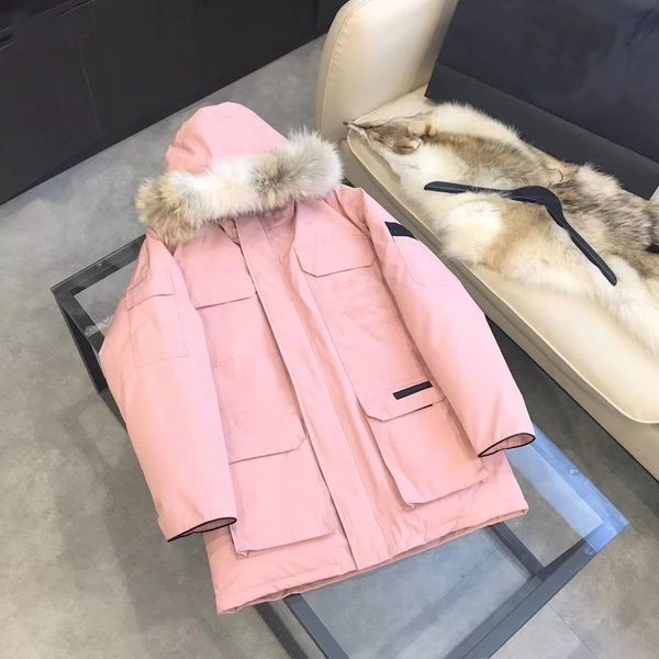 Giacche invernali di moda per uomini per uomini comodi designer casual di giacca morbida canadese designer outdoor rosa