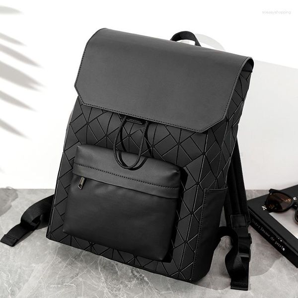 Rucksack GPR Draw String Man Laptop -Tasche Mode Männer Rucksäcke Leder -Reiseschule für männlich