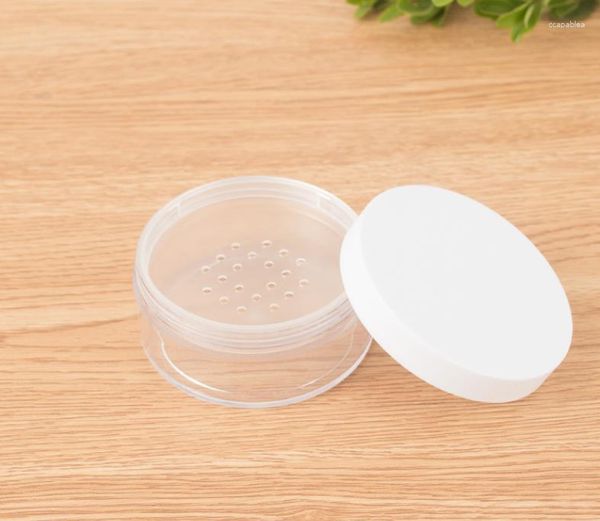 Bottiglie di stoccaggio 50 g Vero Vero Remibilmabile vaso di cosmetico Pot Sliose Valuto Casella di setaccio di setaccio Contenitore Viaggio SN3219